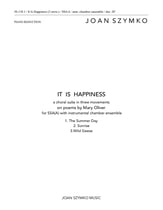 It Is Happiness SSAA Choral Score cover